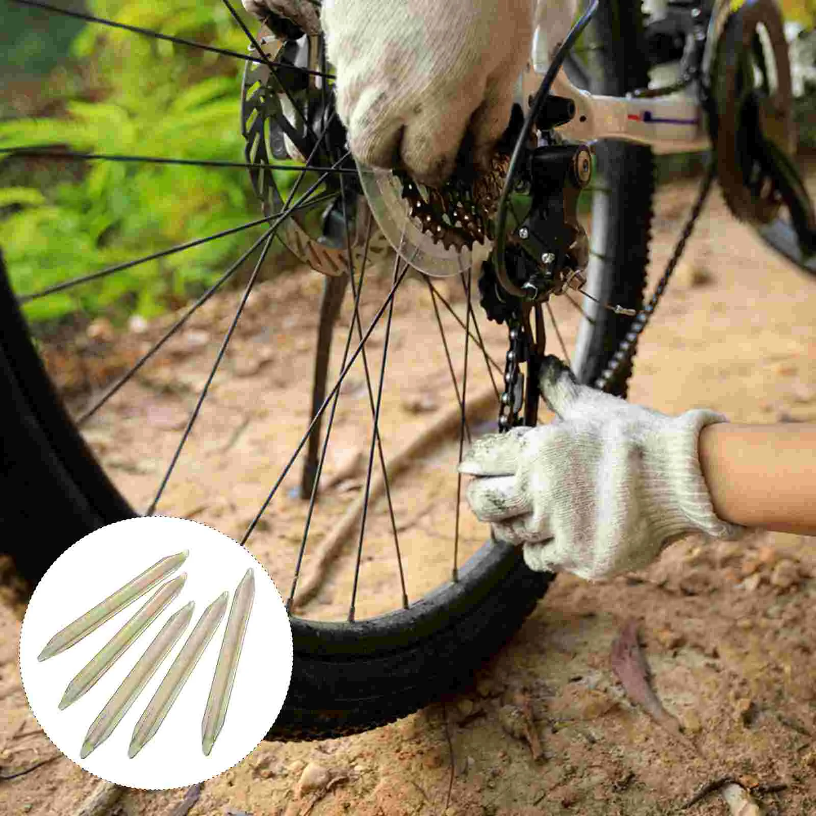 Pied-de-biche protecteur de jante de roue, accessoires de vélo