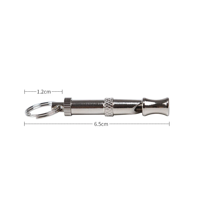 Ultrasonic Dog Training Whistle Stop Barking Device Silent Training Flute Puppy Behavior Control Keychain Pet Supplies
