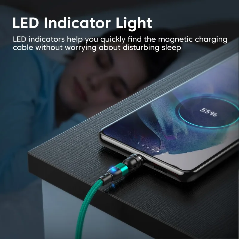 Enhanced Magnetic USB Charging Cable - 3M Length
