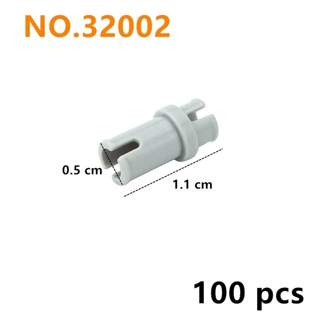 Enhanced Building Block Connector Accessories - Technical Parts for Creative Construction Toys