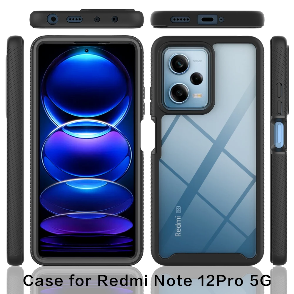 Shockproof Clear TPU Bumper Rugged Phone Case