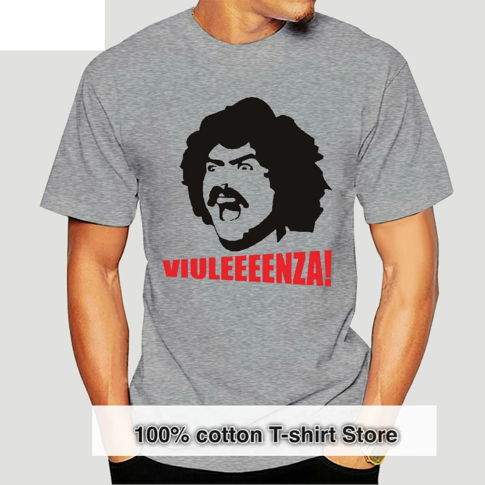 T-Shirt No Fruit Of Loom Uomo Diego Abatantuono Viulenza Violenza Vintage-2132A