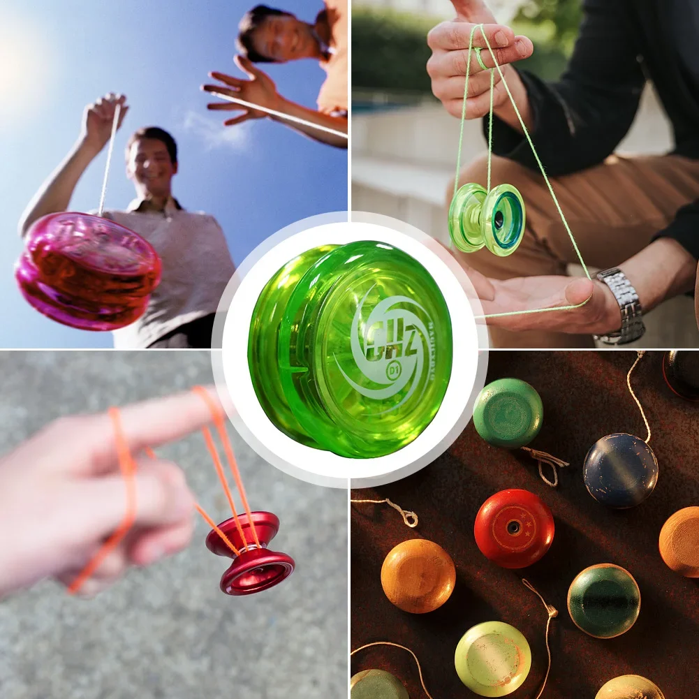 Beginners Professional Yo-Yo Ball Classic Plastic Yoyo Toys High Speed Juggling Hand-eye Coordination Boys Girls Toys