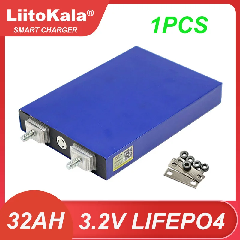 Liitokala 3.2v 32ah Lifepo4 Baterias 4s 12.8v 3c 5c Lítio Ferro Fosfato Bateria Solar Motocicleta Veículo Elétrico Peças