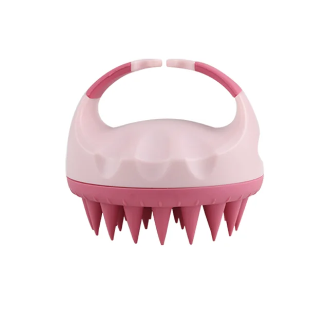 Shampoo Head Scalp Massage Brush Silicone Soft Skin Friendly Hair Washing Massager Comb SPA Massage Brush Beauty Salon Hair Tool 6