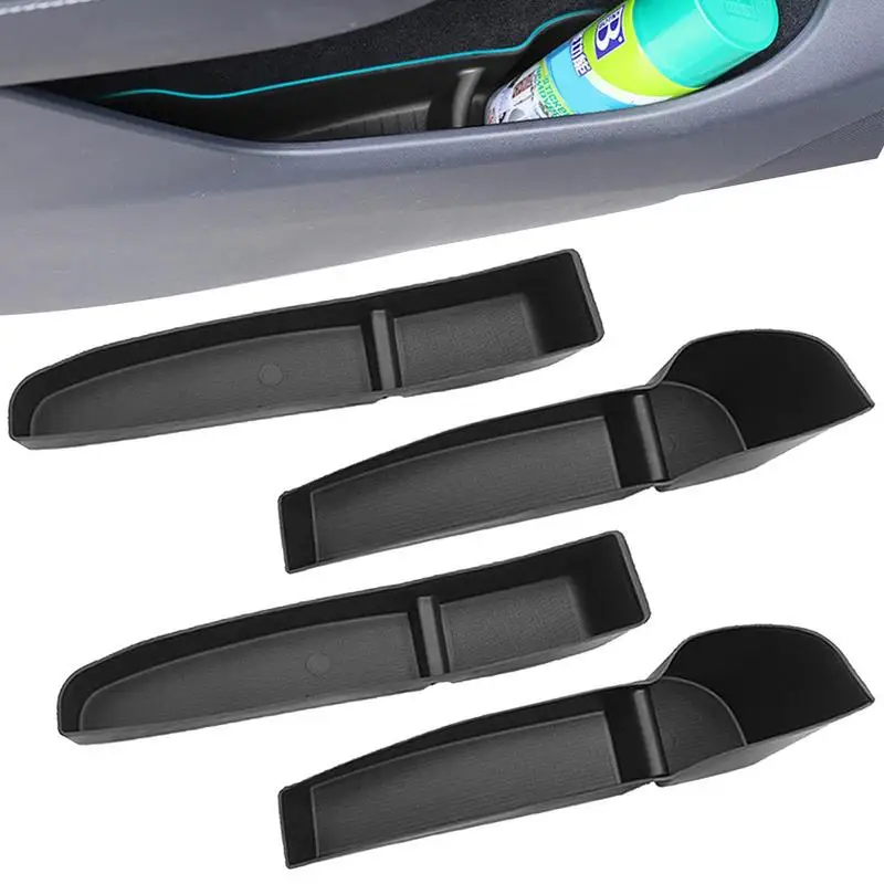 

Car Door Side Storage Box Organizer Auto Dashboard Holder Pocket Protective Slot Pad Extended Car Door Trash Can Refit Accessory