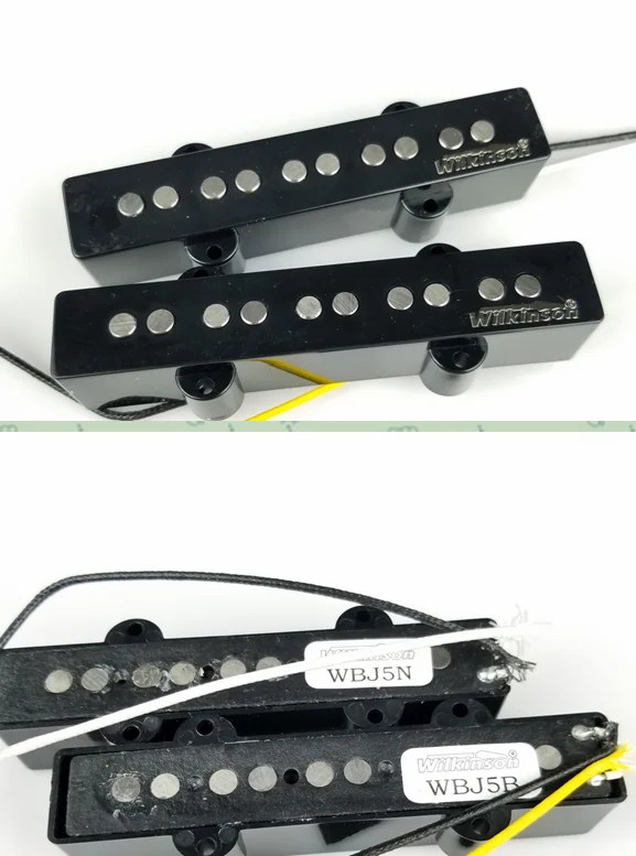 Wilkinson 5 String Vintage Style Jb Electric Bass Pickup Wbj5B + Wbj5N Accessori Per Parti Di Chitarra