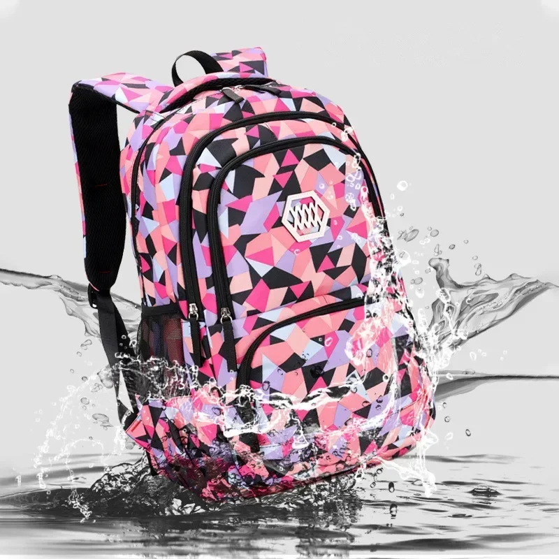 School Bags for Teenagers Girls Schoolbag Large Capacity Boys Printing School Backpack Set Rucksack Bagpack Kids Cute Book Bags 4