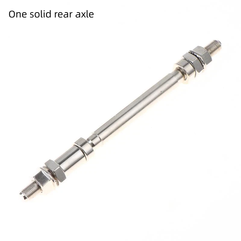 Solid Axle Hub with Bearings for Mountain Bikes - Front & Rear Set (1 or 2 Pieces)