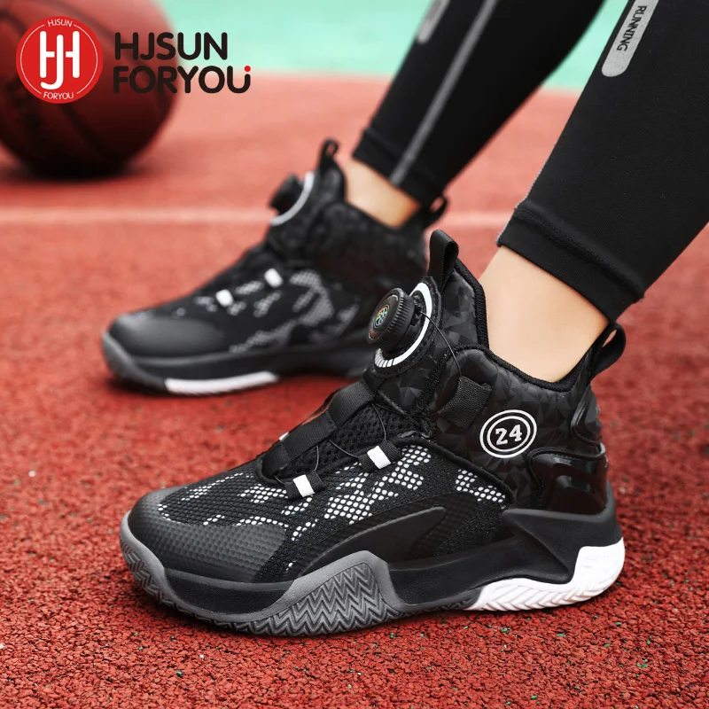 2024 New Children's Basketball Sports Shoes for Boys High Quality Running Kids Shoes Child Sneakers Non-Slip School Shoes