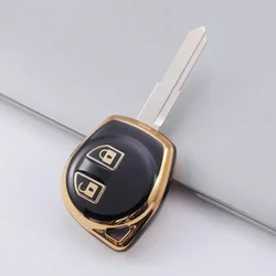Premium TPU Full Protection Car Key Case Cover - Sleek & Durable Car Accessory (Black)