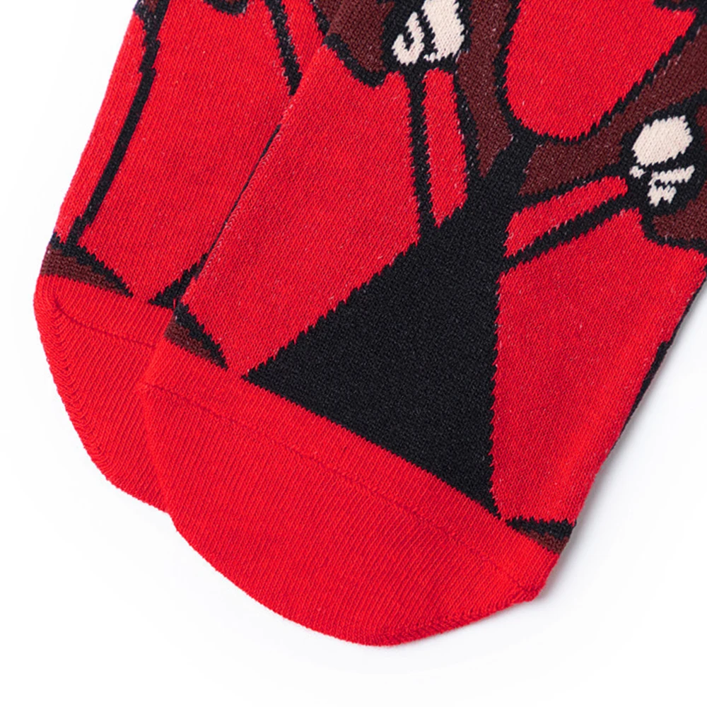 3Pairs Funny Anime Socks Male Fashion Cartoon Character Super Hero Hip Hop Comfort Sport Skateboard Happy Man Woman Cotton Socks