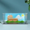 Acrylic display box for lego 10271 display case for  Fiat 500 building block dustproof clear  model car storage box 35x16x15cm 3