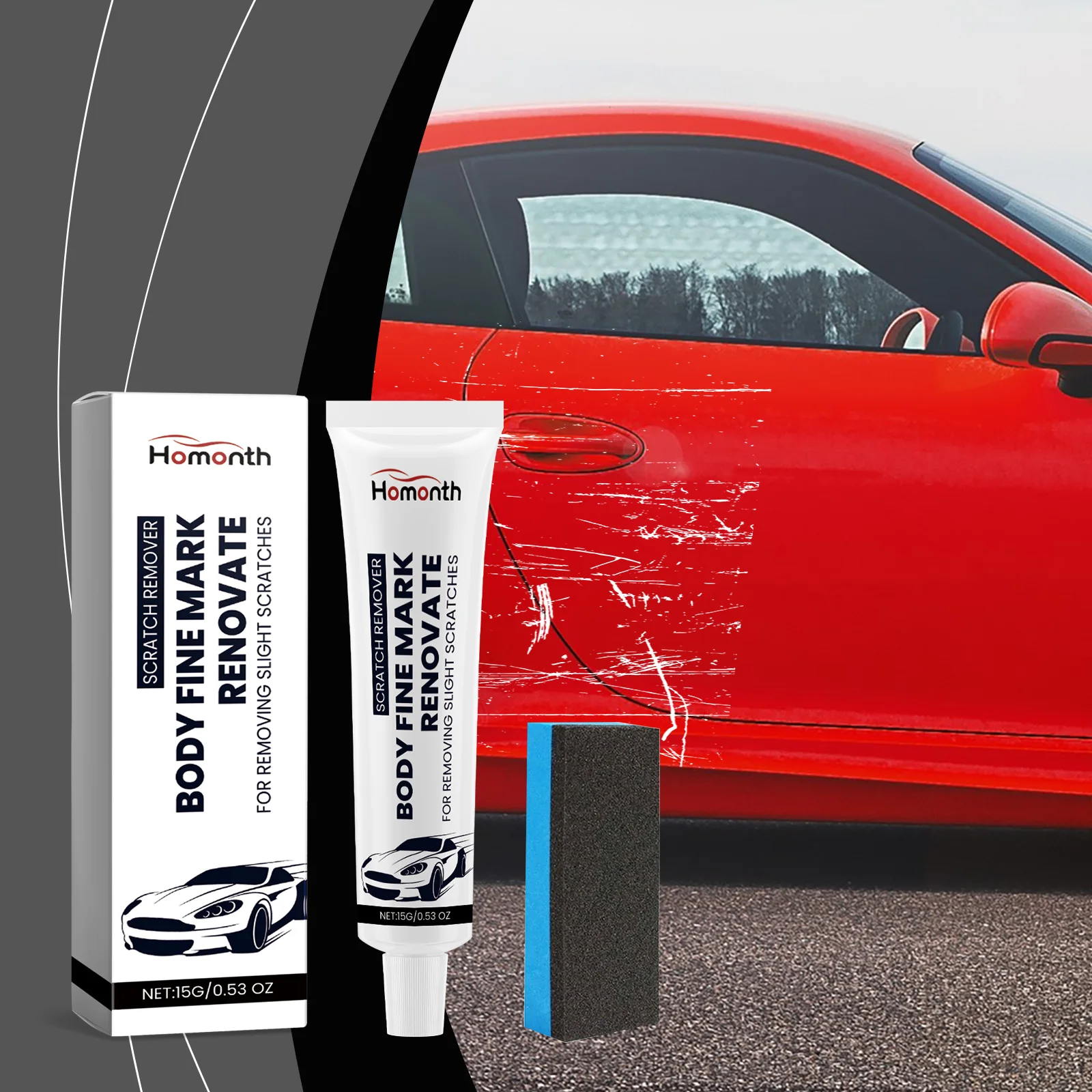 Car Scratch Remover, Car Scratch Repair, Paint Repair, Remover for Paint Care,Scratch Cleaning
