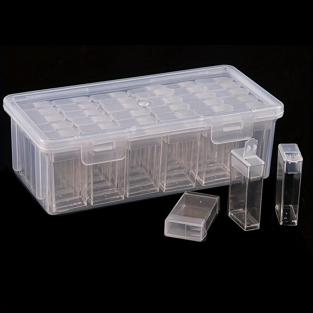5D DIY Art Storage Container Nnail Jewelry Accessory Packaging Box Diamond Painting Storage Box Mosaic Packaging storage box diamond painting storage box