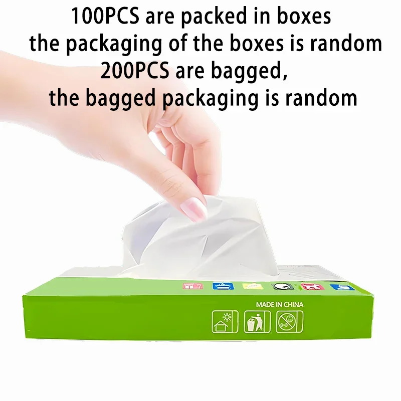 Disposable Gloves 100/200PCS TPE Powder Free Latex Free Suitable for Kitchen Bathroom Cleaning