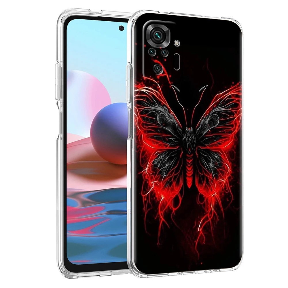 Elegant Transparent Butterfly Phone Case - TPU Protective Cover
