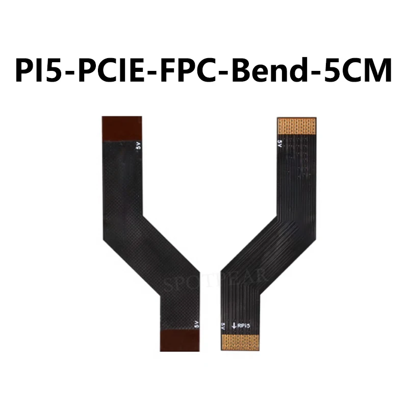 Raspberry Pi 5 PCIE FPC Cable With 90R differential matching Higher Speed Optional 3CM 4CM 5CM 8CM for M.2 NVMe SSD