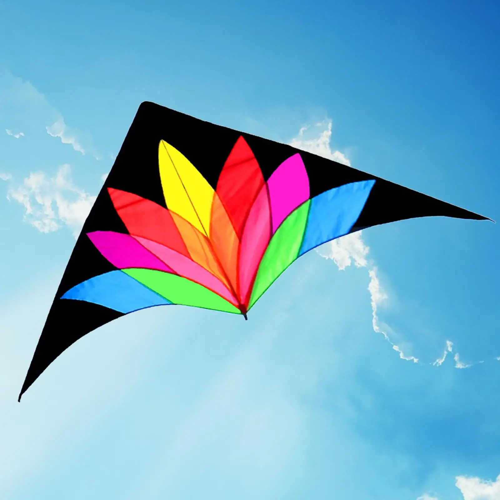 Large Delta Kite Beautiful Colorful Durable Huge Kite Large Giant Kites for Outdoor Game Lawn Birthday Gift Holiday Trip