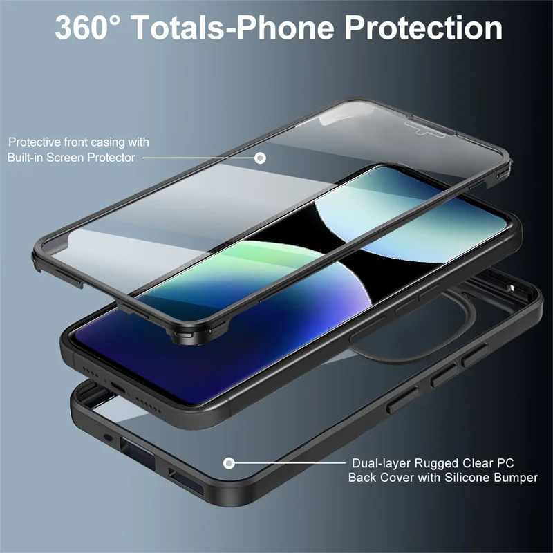 360° Full Coverage Screen Protector Case - Ultimate Shield for Xiaomi Redmi Note Series