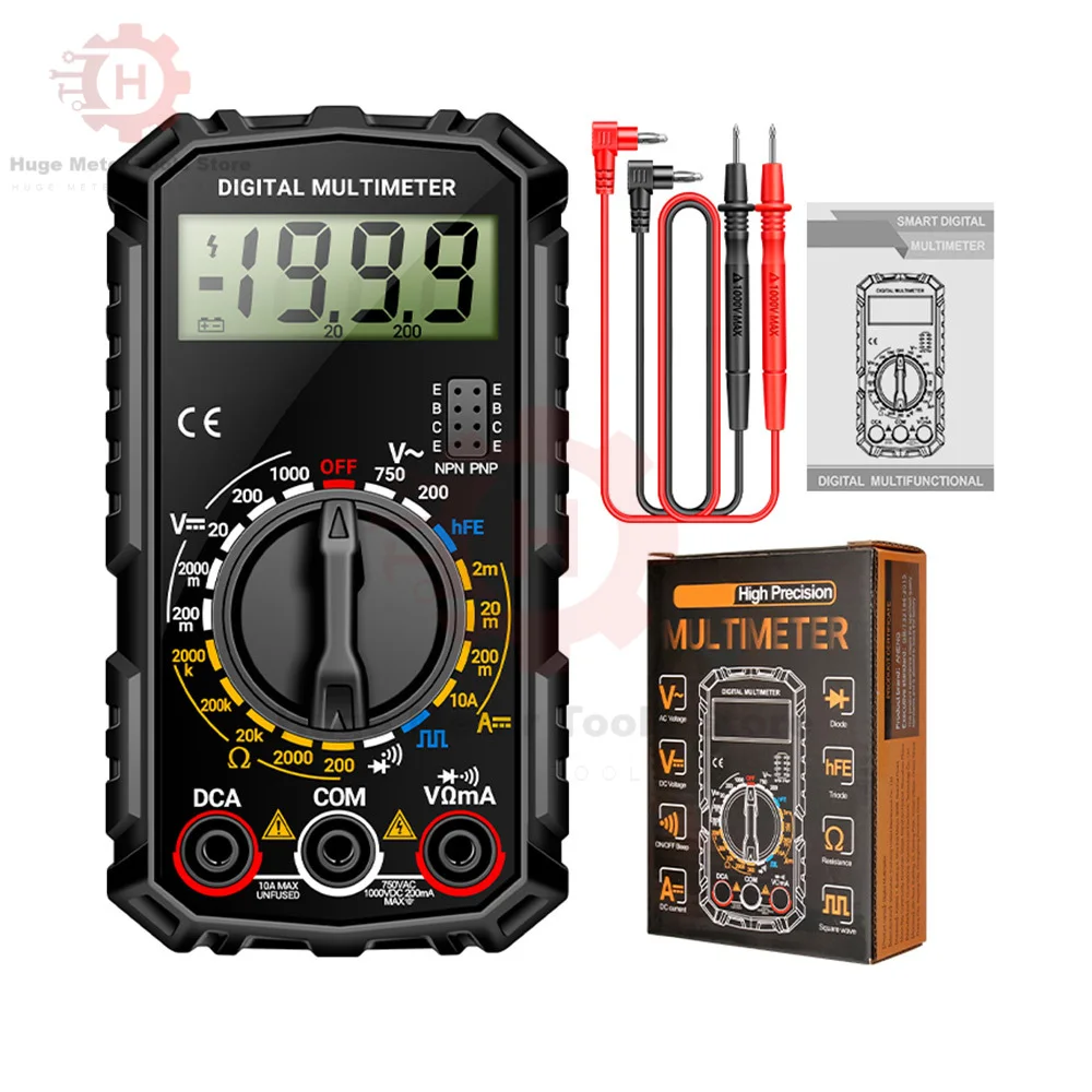 SZ308 Digital Multimeter Maximum Count 1999 Mini Auto Multi-Function True Rms