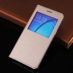 Leather Flip Cover Phone Case - Elegant Protection - PU leather (Gold)