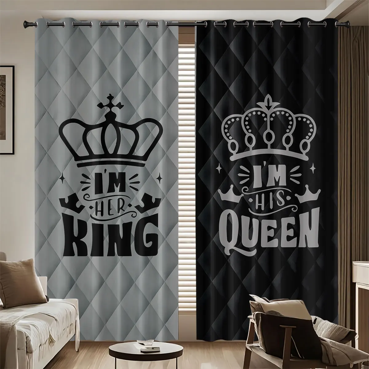 Color Block Curtains 5