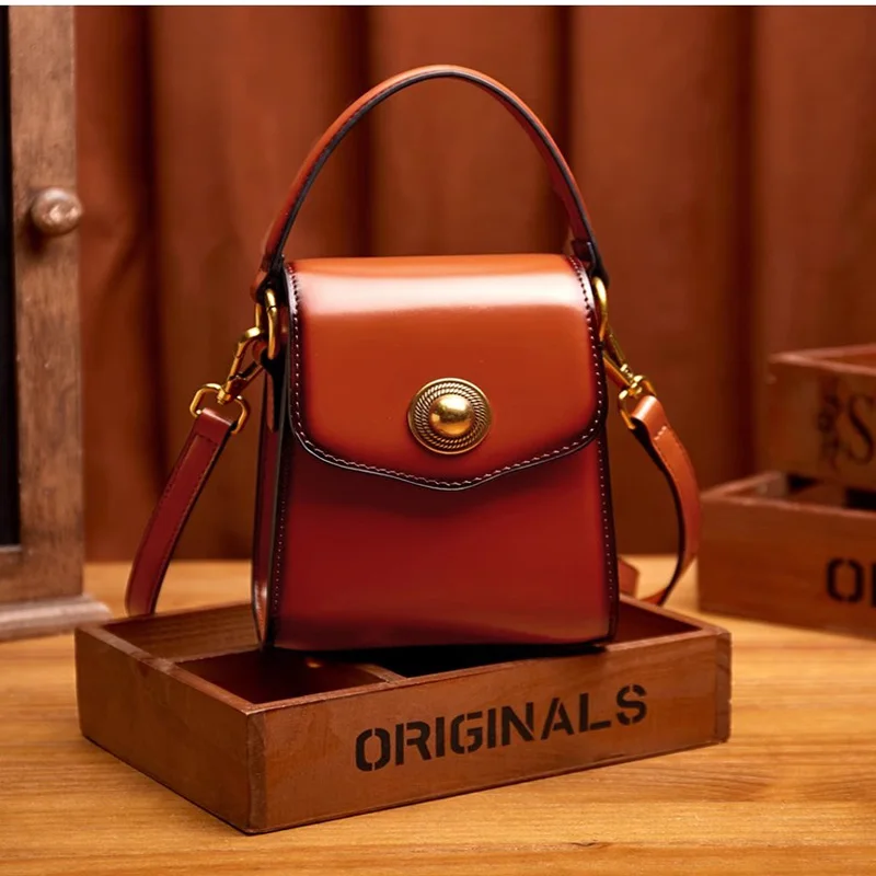 

Retro Leather Cross Body Handbag, New, 2023