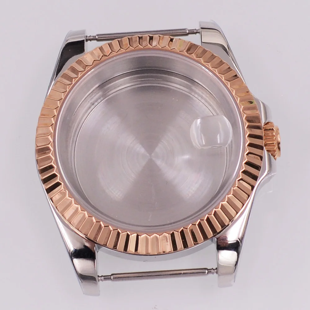 

40MM Sapphire Glass Watch Case Fit Seiko NH34 NH35 NH36 PT5000 ETA2824 ST2130 Movement