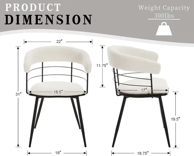 Black & White Dining Chairs 2
