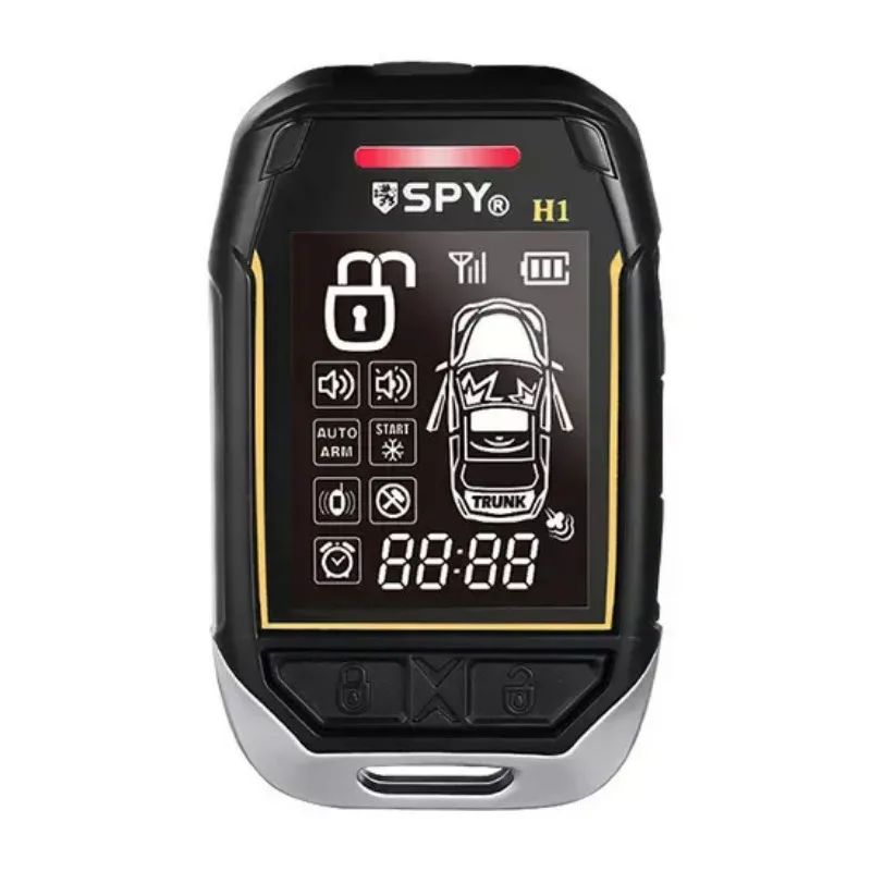 SPY 2-way Car Sound Alarm System Full Set Universal Anti-theft Lock Kit, Keyless Entry, Engine Starter, IGNITION CONTROL