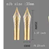 Set of 3 Jinhao 100 Fountain Pen Nibs with Black Section Feed ( F and M) Gold/Silver Trim-Compatible with Jinhao 159,750,450, 82 2