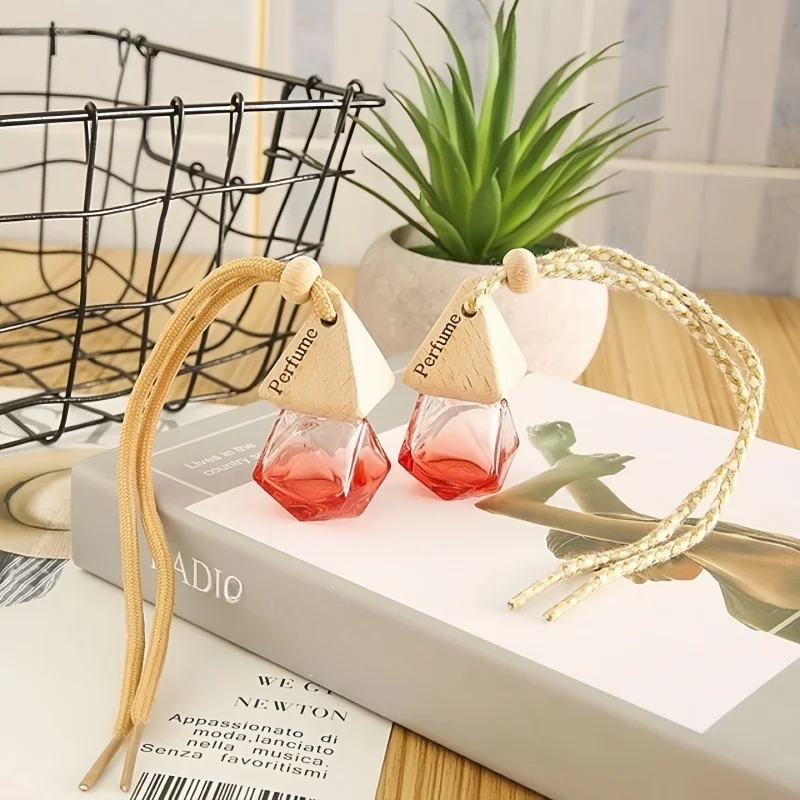 10PCS 8ML Matte Black Glass Car Diffuser Bottles, Refillable Essential Oil Pendant Cont... - SKU PBGS1553 - UGI Packaging