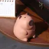 New Cartoon Lovely Capybara Kawaii Soft Adhesive TPR Slow Rebound Toy Creative Pinch Children Decompression Pinch Toys 4
