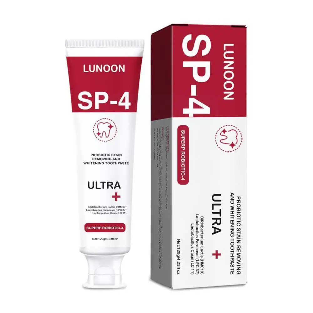 Sp4 Teeth Whitening Toothpaste Tooth Correction Whitener Original 120g Teeth Whitening Purple Toothpaste Non-invas R8q5