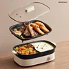split type multifunctional cooking pot, barbecue pan hot pot, household electric cooker, integrated barbecue pot 1