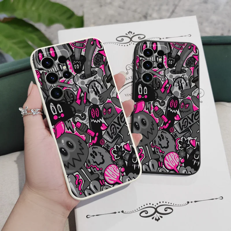 Rose Skull Design Phone Case Cover
