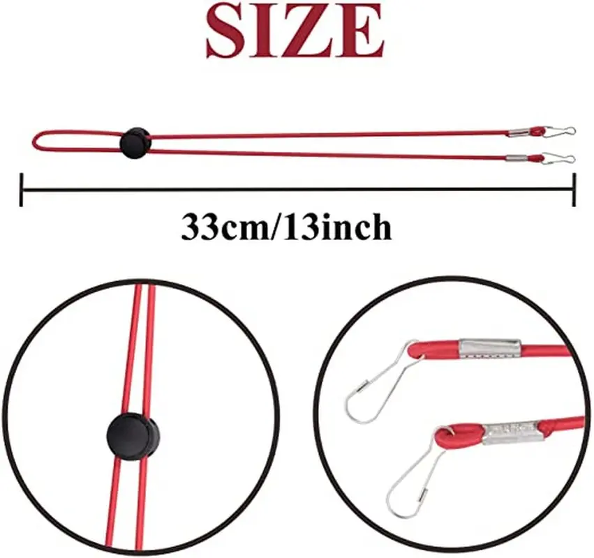 5Pcs Mask Adjustable Hanging Rope Face Mask Lanyard Anti-lost Face Cover Lanyard Ear Holder Neck Hang Rope with Hook