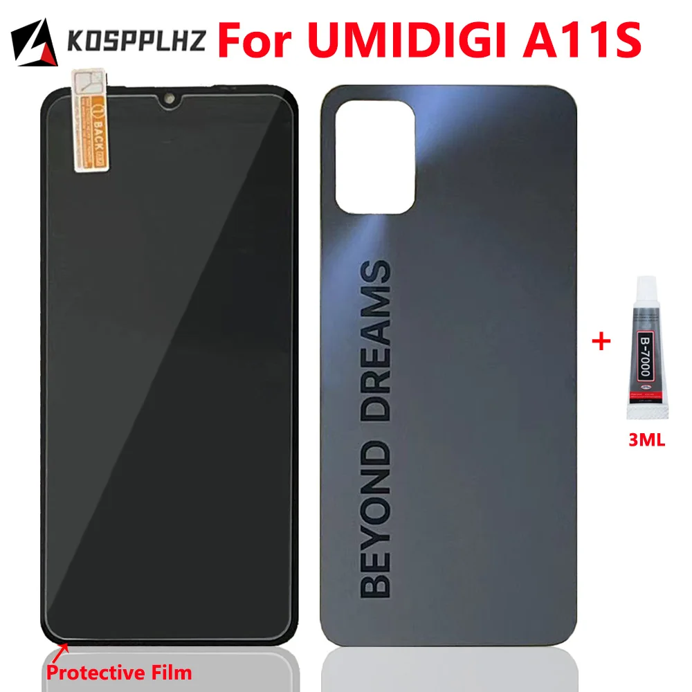

Original Quality For UMIDIGI A11S LCD Display And Touch Screen Digitizer Replacement For UMIDIGI A11 S LCD Display + Glass Film