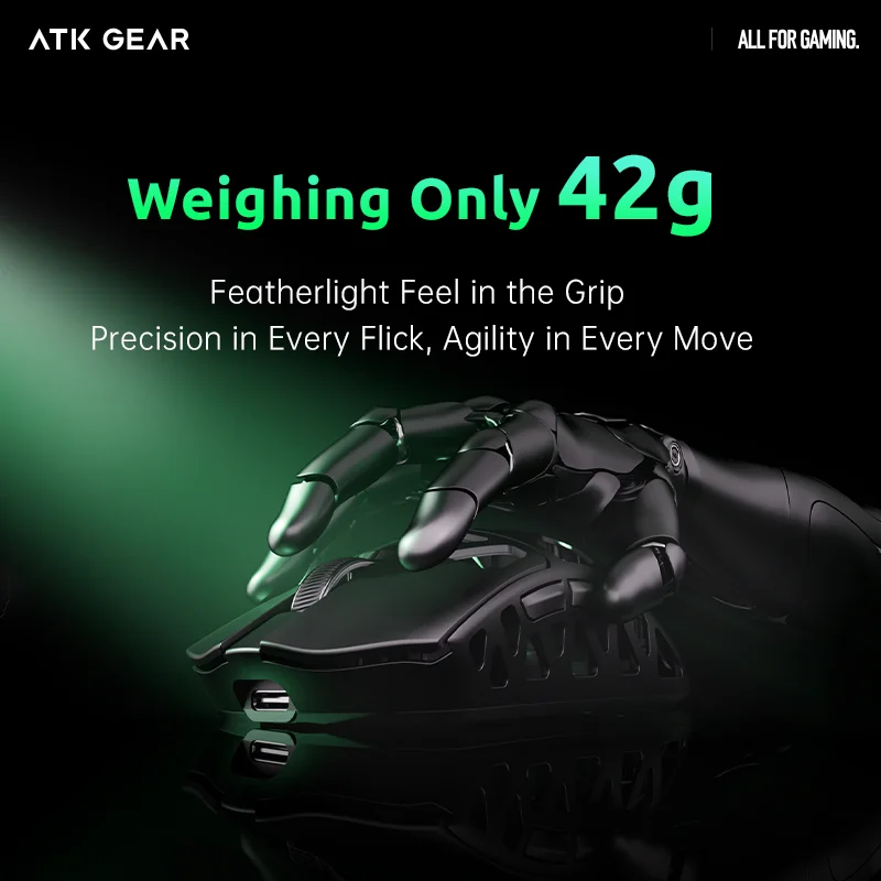 マウス・トラックボール ATK FIERCE X ATK FIERCE X | Lightweight Magnesium Alloy Gaming Mouse