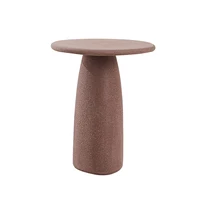 Table d'appoint en ciment nar, table basse en béton, simple, moderne, designer, patio extérieur, Wine--Sabi 5