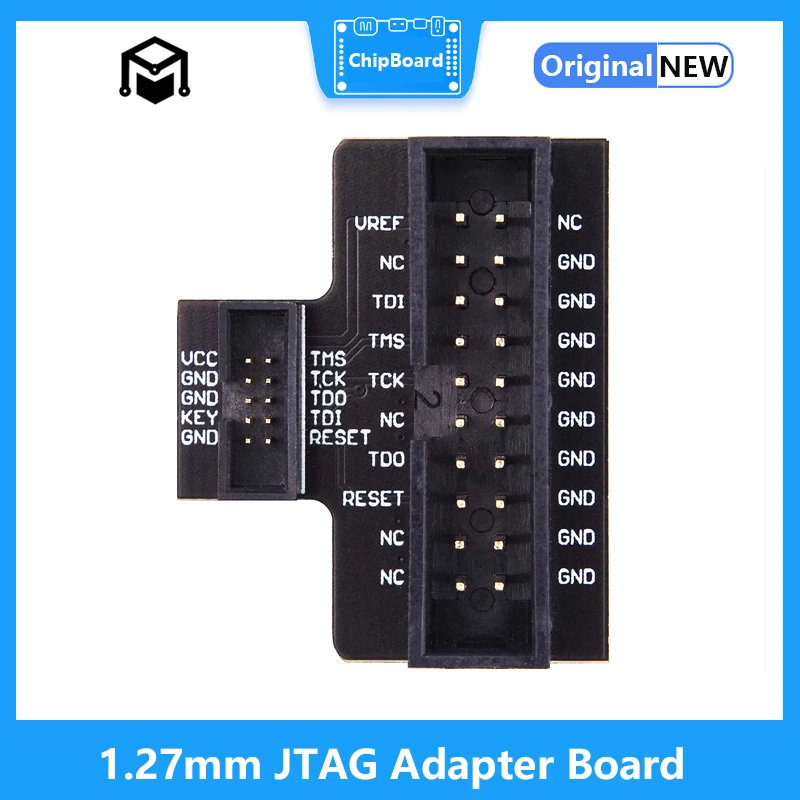 

1.27mm JTAG Adapter Board Standard JTAG Interface 2.54mm 20 Pins to 1.27mm 10 Pins Support JLINK/SWD