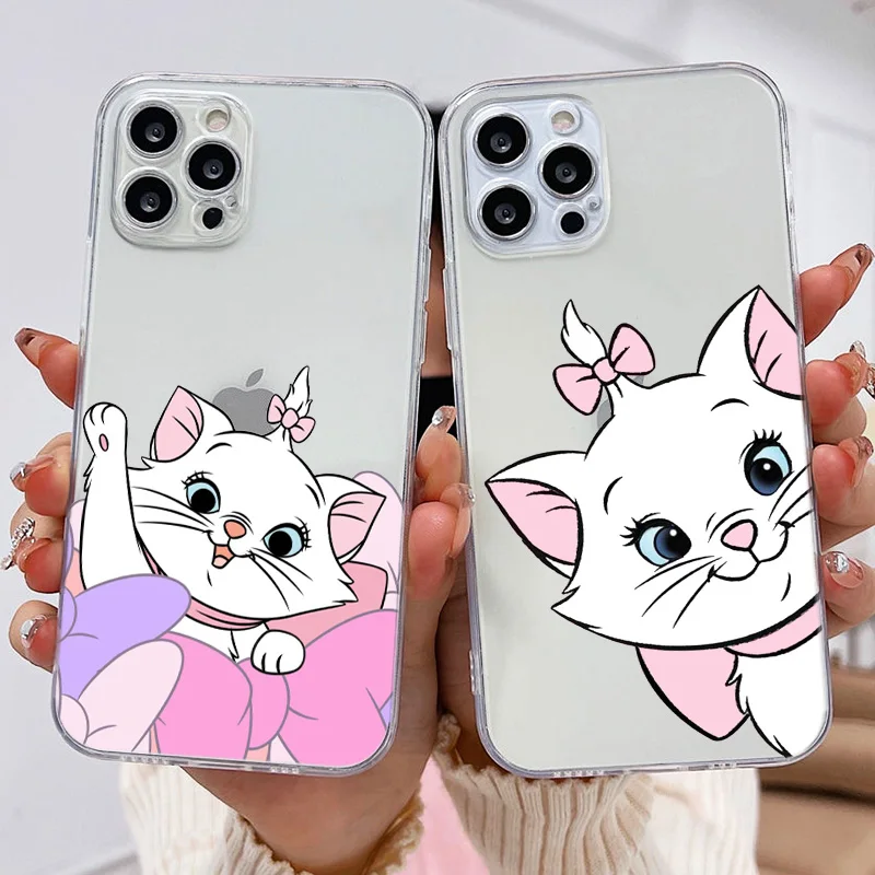 

Disney The AristoCats Phone Case For Apple iPhone 14 13 12 11 Pro Max mini XS XR X 8 7 6S 6 5S Plus Transparent Cover