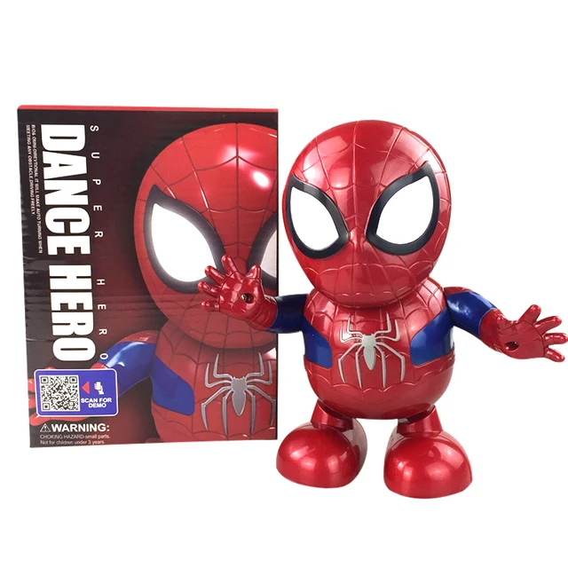 Can dance and sing Movie Same IP Iron Toy Man Electric Robot Music light Children's gifts 6