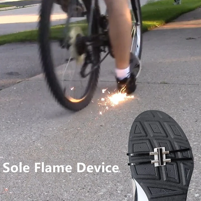 

3/5PCS Outdoor Cycling Bike Motorcycle Skateboard Sole Flame Device Spark Sole Riding Tool