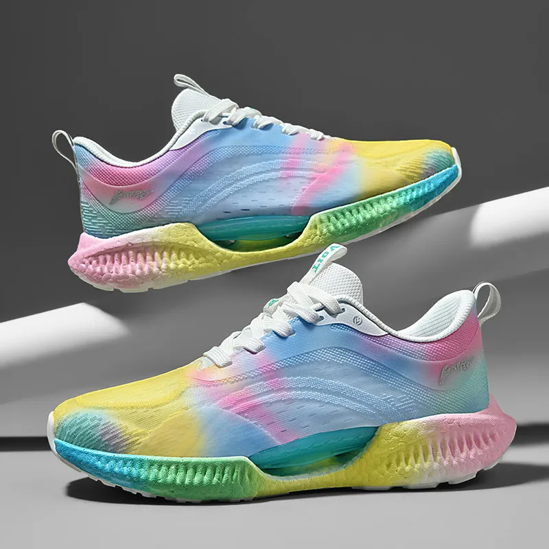 

High-quality Fashion Colorful Running Shoes Men Women Breathable Professional Designer Sneakers Men Sports Shoes for Running Men
