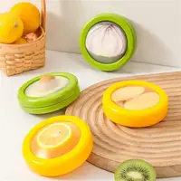 New Refrigerator Fresh-keeping Box Avocado Tomato Onion Cut In Half Fresh-keeping Container Food Seal Cover Kitchen Accessories 1