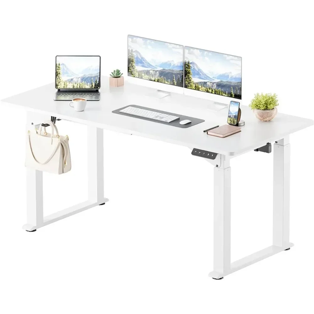 Gamer Table for Pc Setup Accessories White Freight Free Electric Lift Desk Organizer Electric Standing Desk 4 Legs Laptop Stand roco train model 1 87 ho passenger car 4 sections 74130 obb freight car electric train model toy