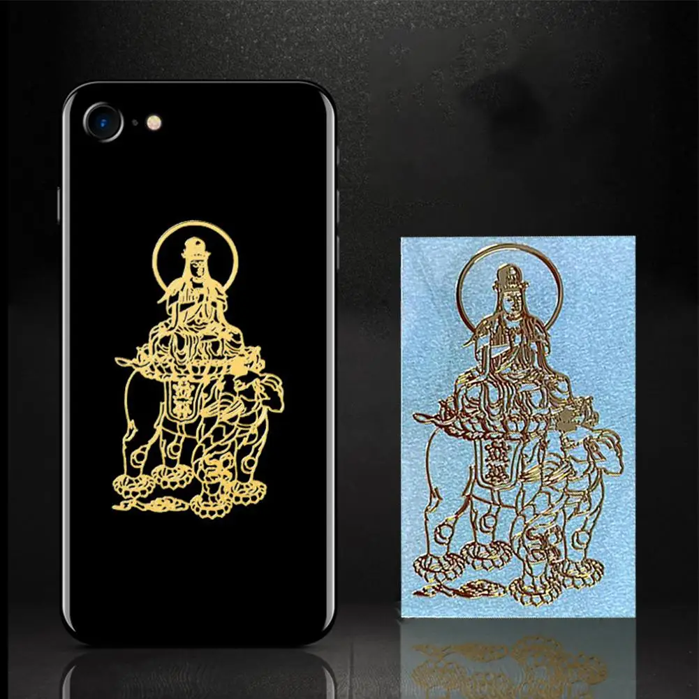 Dwanaście buddystów strażników oryginalnego życia buddy mobilne dekoracje metalowa naklejka komputera Avalokitesvara telefon samochodowy N0X0