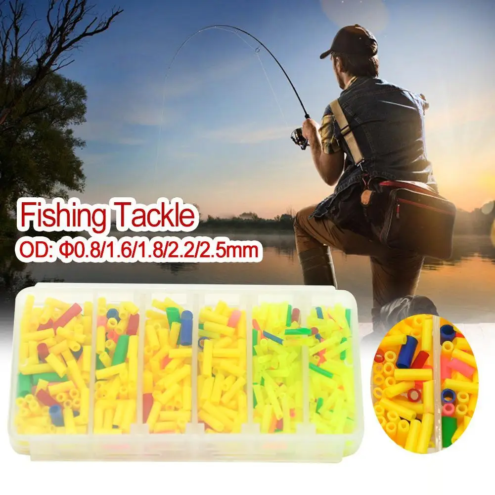 

1 Set Fishing Accessories Multi Sizes Rubber Float Sleeves Stops Silicone Boilie Stop For Carp Hair Rig Fishing Tackle Y8W2